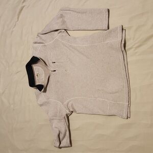 L Woolrich half zip sweatshirt